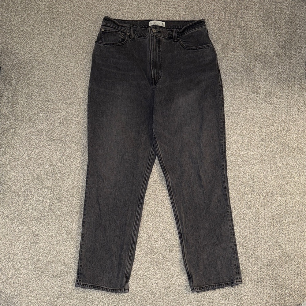 Abercrombie curve love ultra high rise 90s straight jean